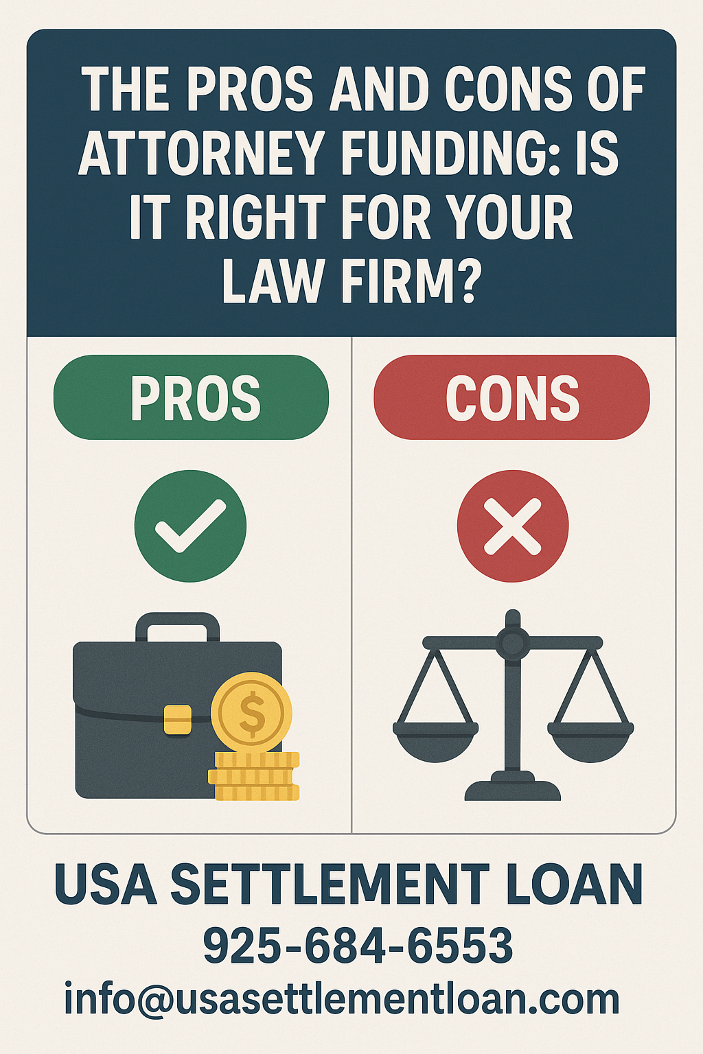 The Pros and Cons of Attorney Funding: Is it Right for Your Law Firm?
